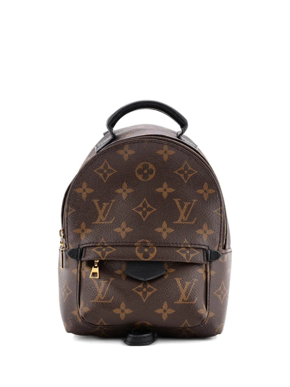 Pre-owned Louis Vuitton Palm Springs Monogram Canvas Mini Backpack In Brown