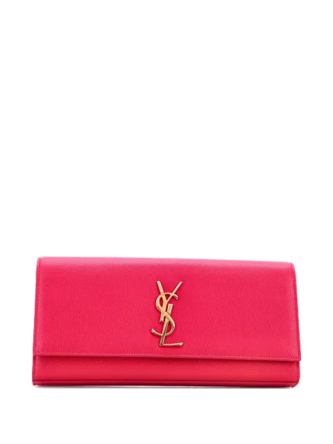 Saint Laurent Pre-Owned Classic Monogram Leather Long clutch bag
