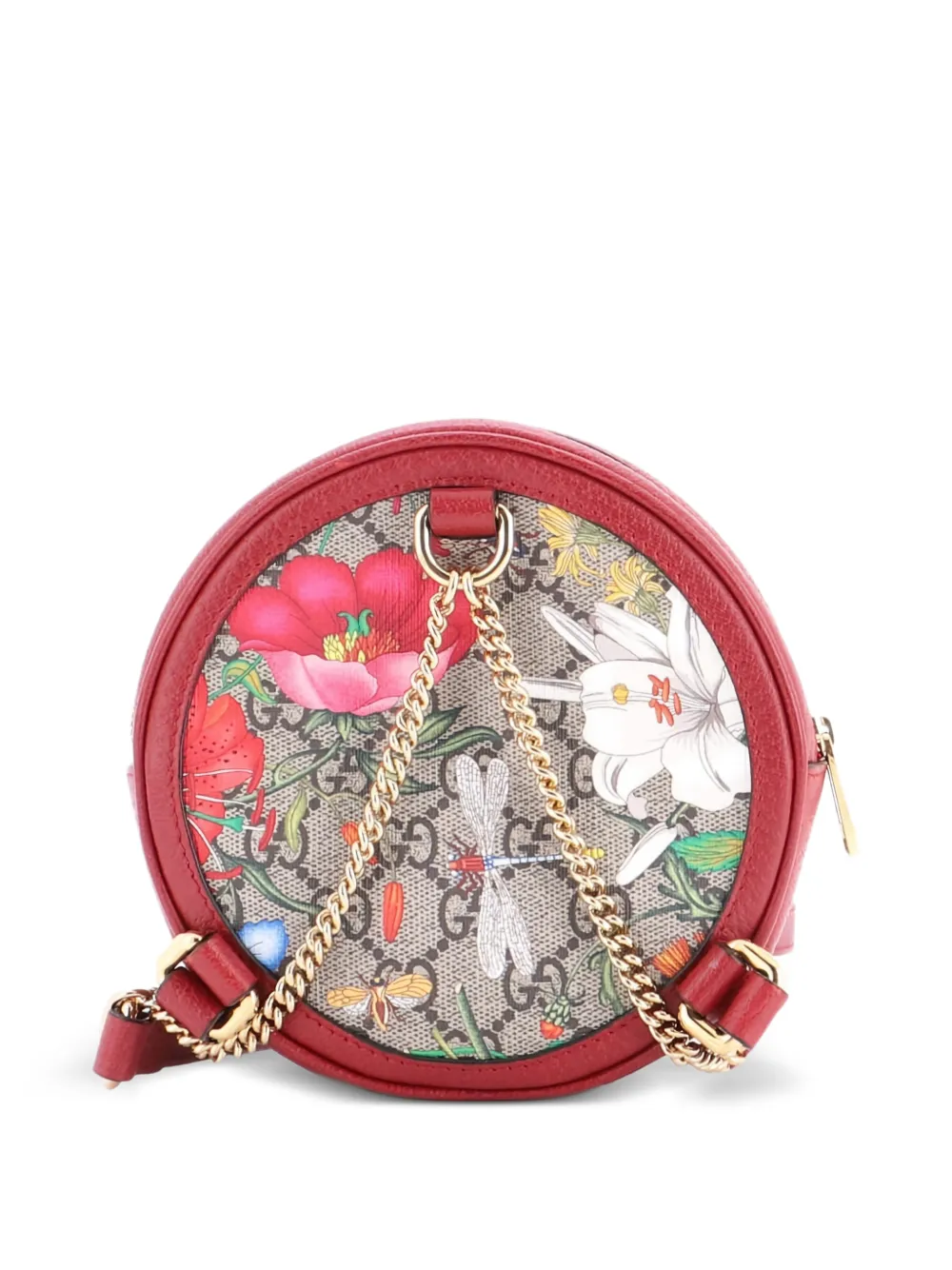 Gucci Pre-Owned Ophidia Round Flora GG Coated Canvas Mini backpack | Pre-Owned | Image 2