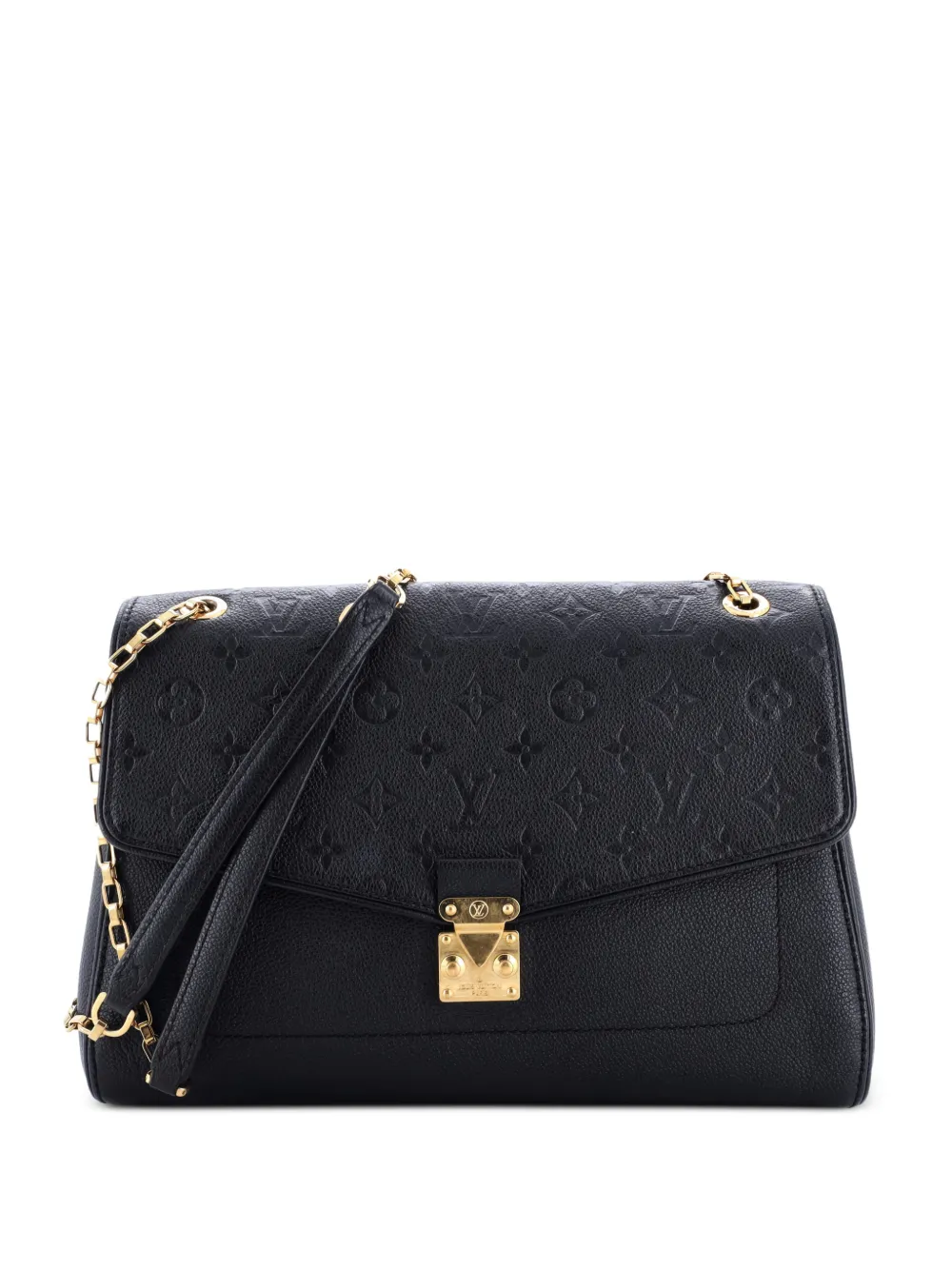 Louis Vuitton Pre-Owned Saint Germain Handbag Monogram Empreinte Leather MM shoulder bag - Nero