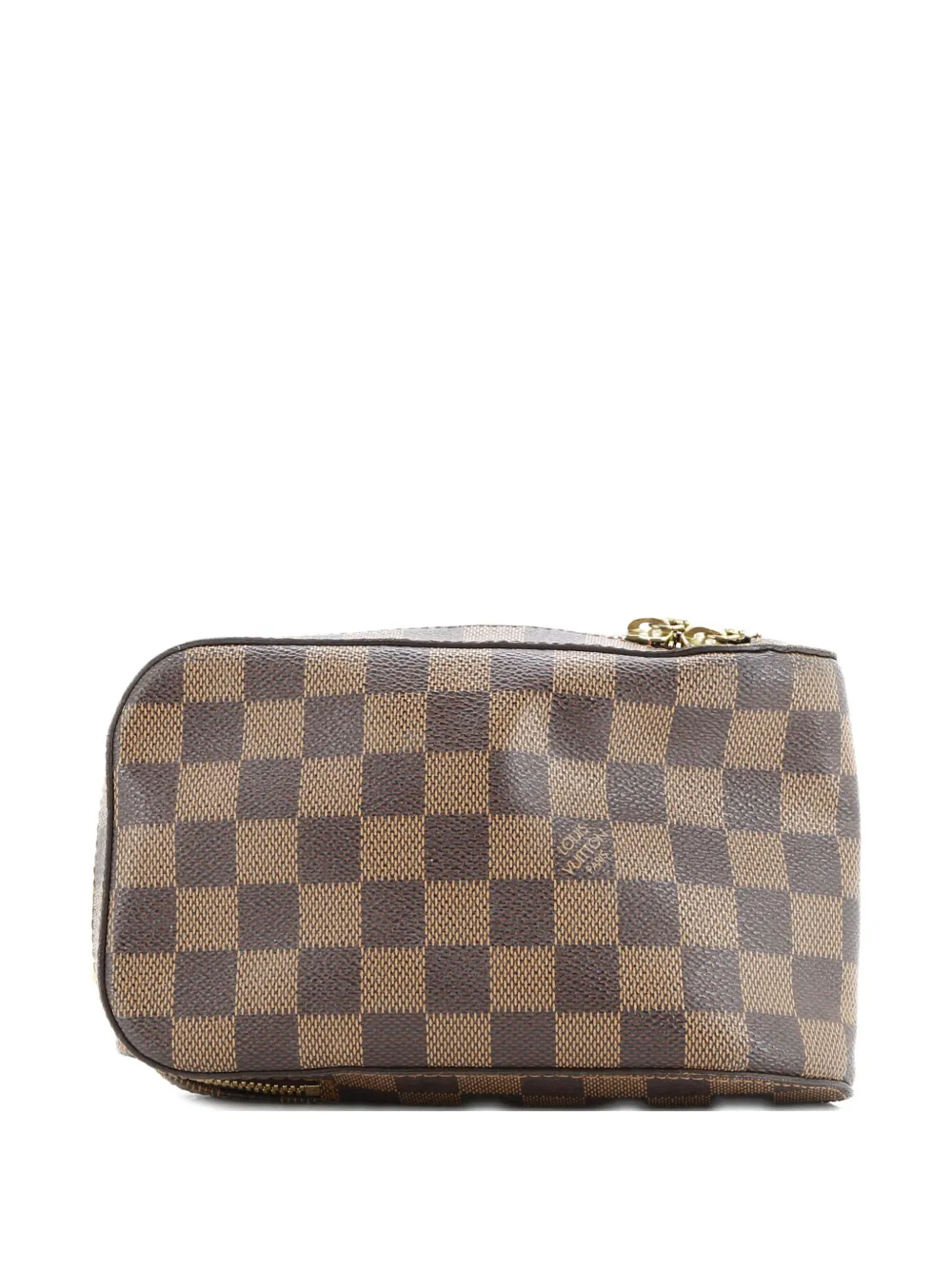 Pre-owned Louis Vuitton Geronimos Waist Bag Damier Belt Bag In Brown