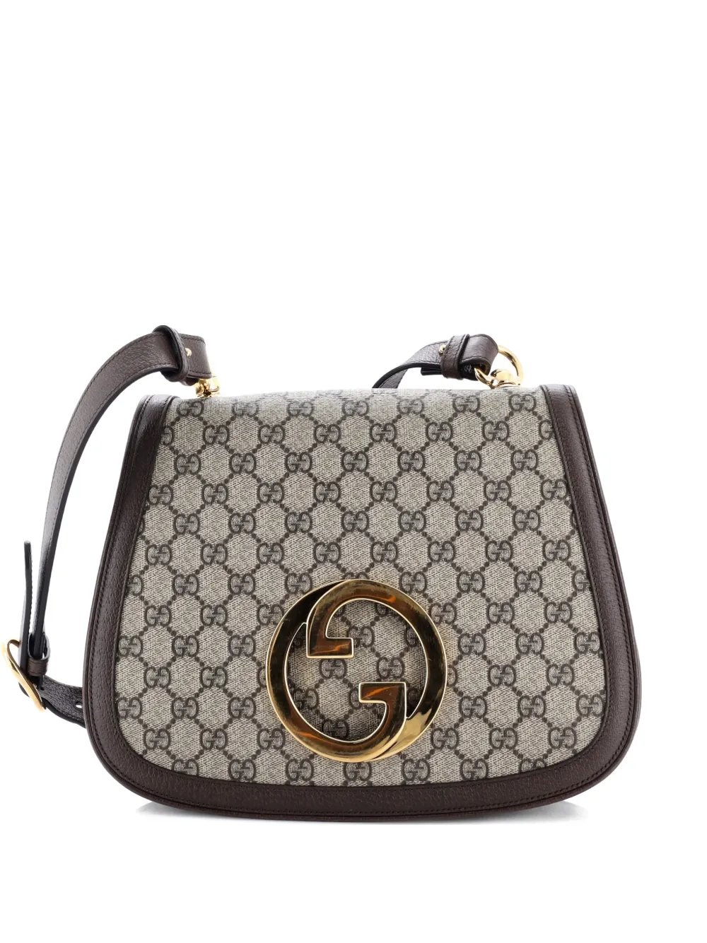 Gucci Pre-Owned Blondie NM Top Handle Bag GG Coated Canvas Medium satchel - Marrone
