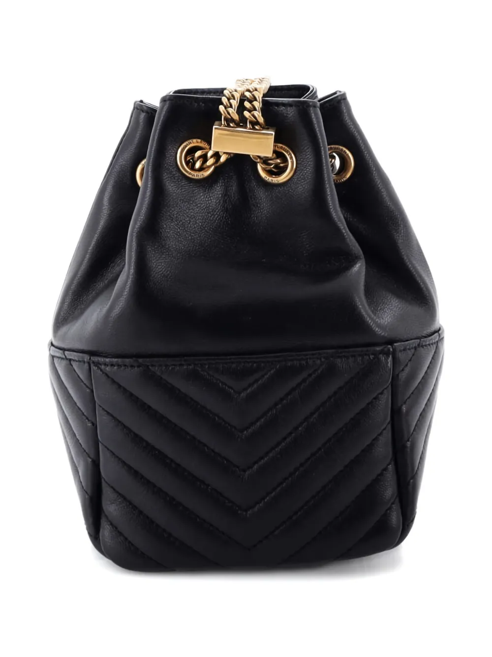 Saint Laurent Pre-Owned Joe Matelasse Chevron Leather Mini bucket bag | Pre-Owned | Image 2