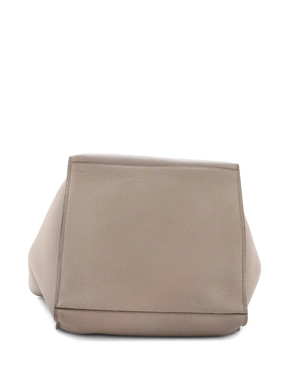 Pre-owned Celine Big Bag Grained Calfskin Small Satchel In Brown