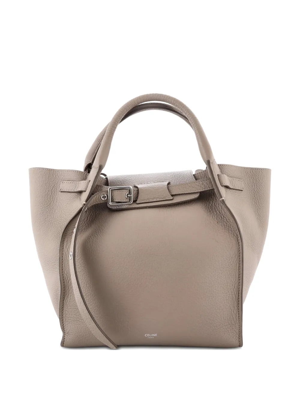 Celine Pre-Owned Big Bag Grained Calfskin Small satchel | Brown | Image 1
