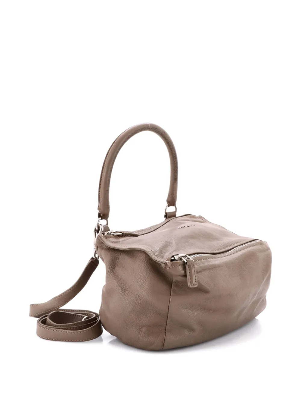  Givenchy Pre-owned Pandora Bag Leather Small Satchel - Neutrals 