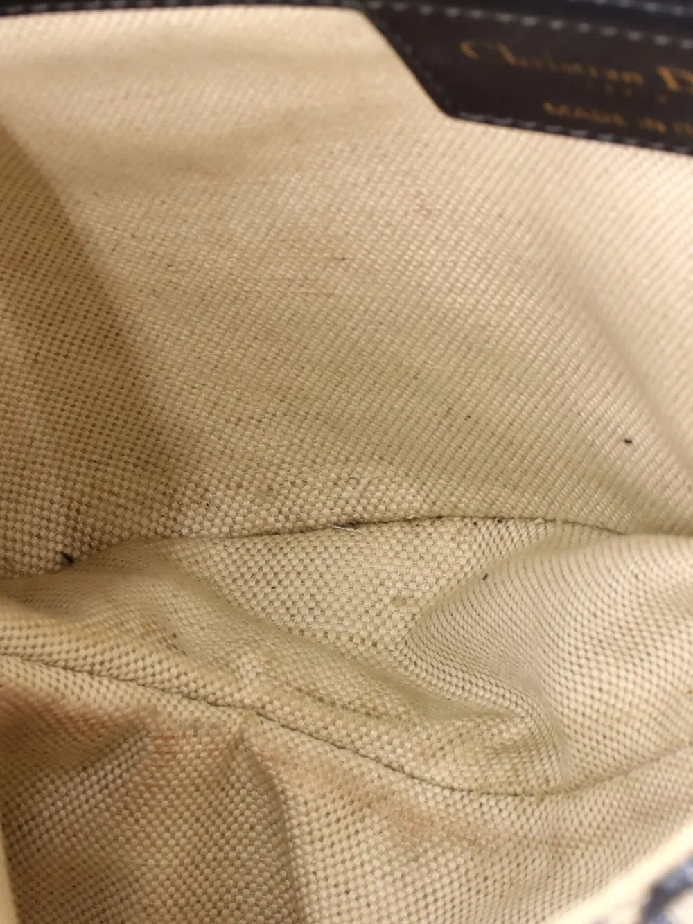 Pre-owned Dior Saddle Handbag Oblique Canvas Medium Shoulder Bag In Blue