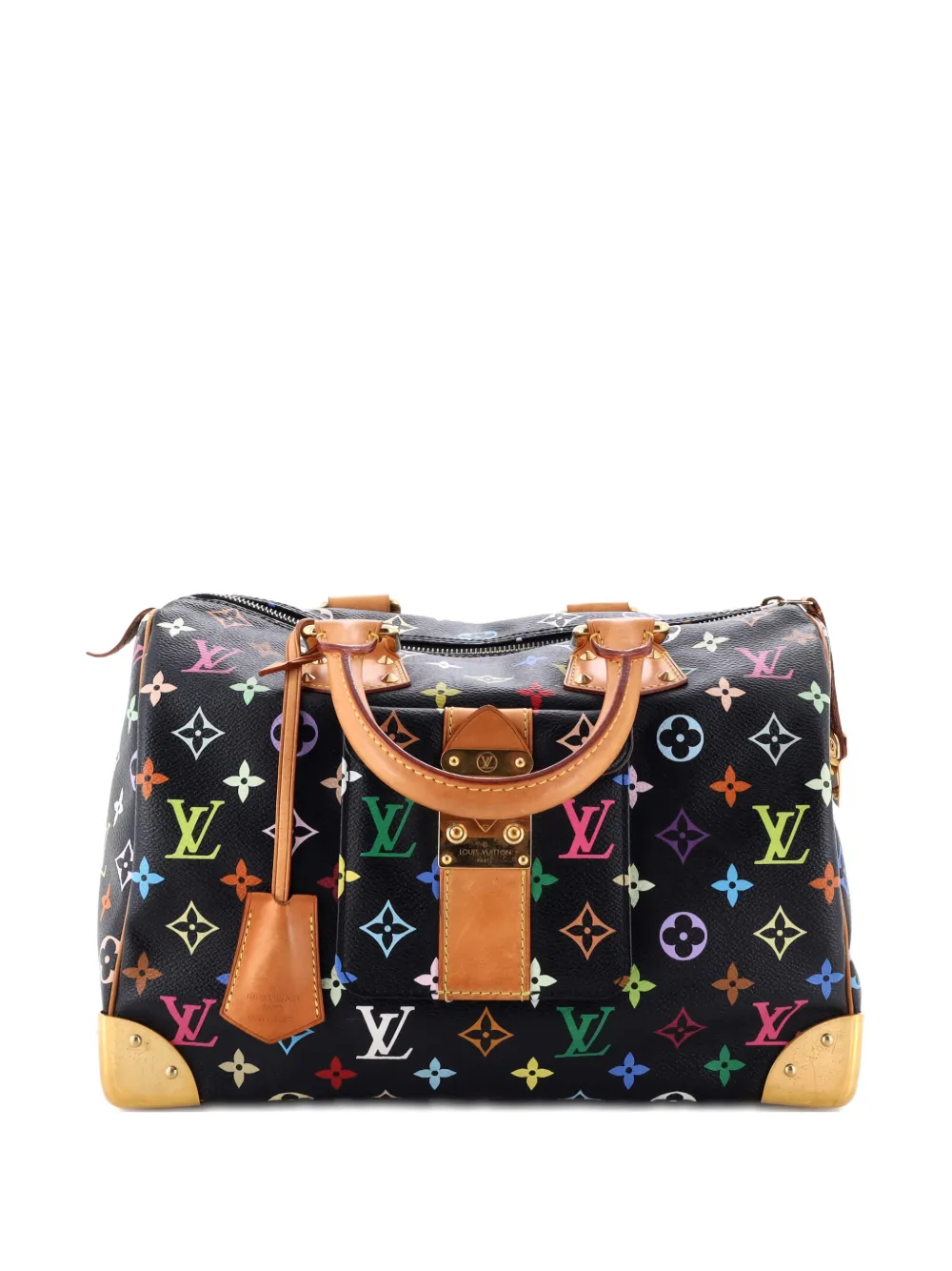 Louis Vuitton Pre-Owned Speedy Handbag Monogram Multicolor 30 satchel - Nero