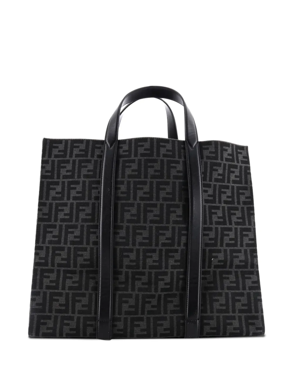 Fendi Pre-Owned Shopper Zucca Canvas Large tote bag | Black | Image 1