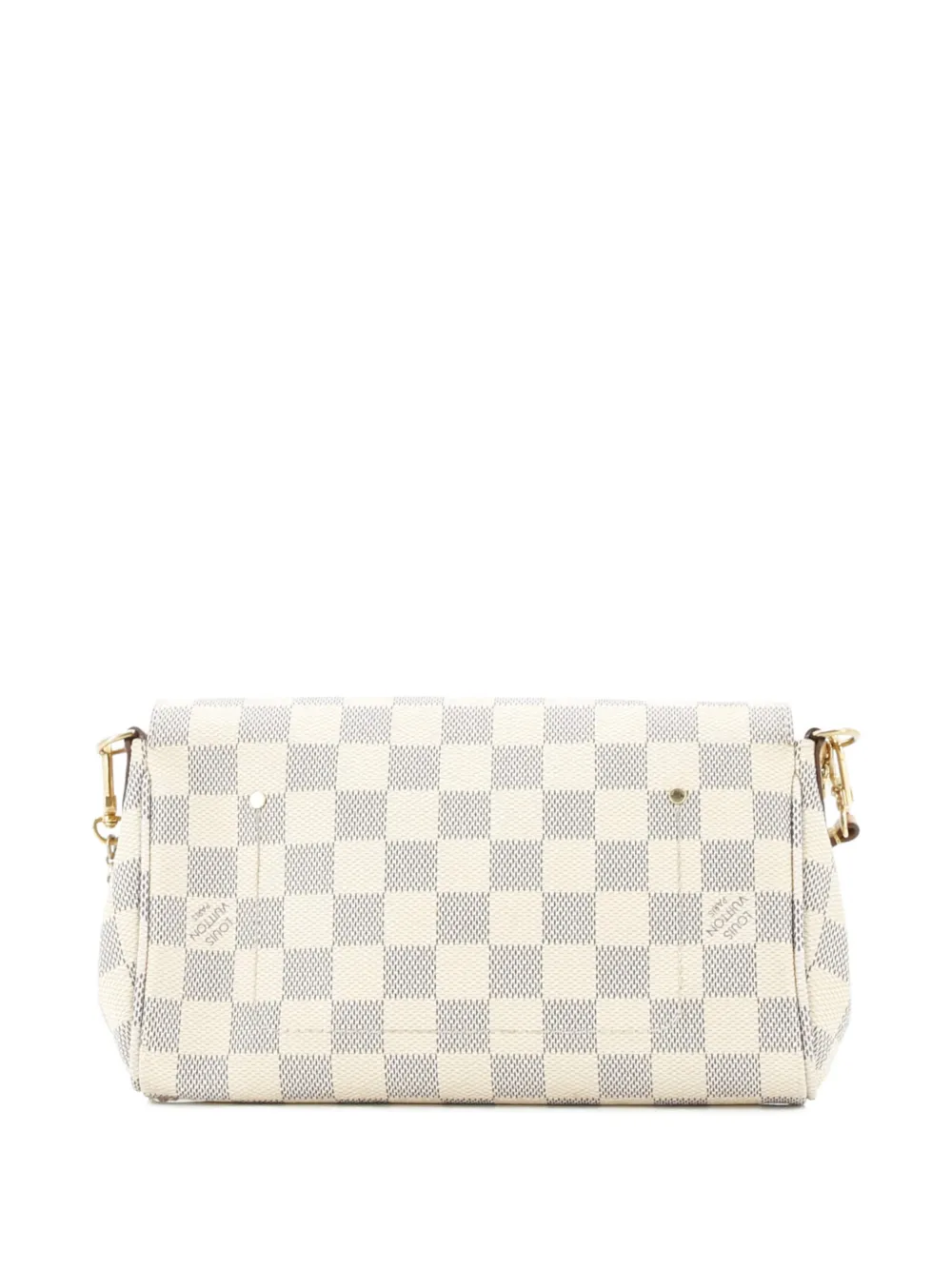 Pre-owned Louis Vuitton Favorite Handbag Damier Pm Crossbody Bag In White