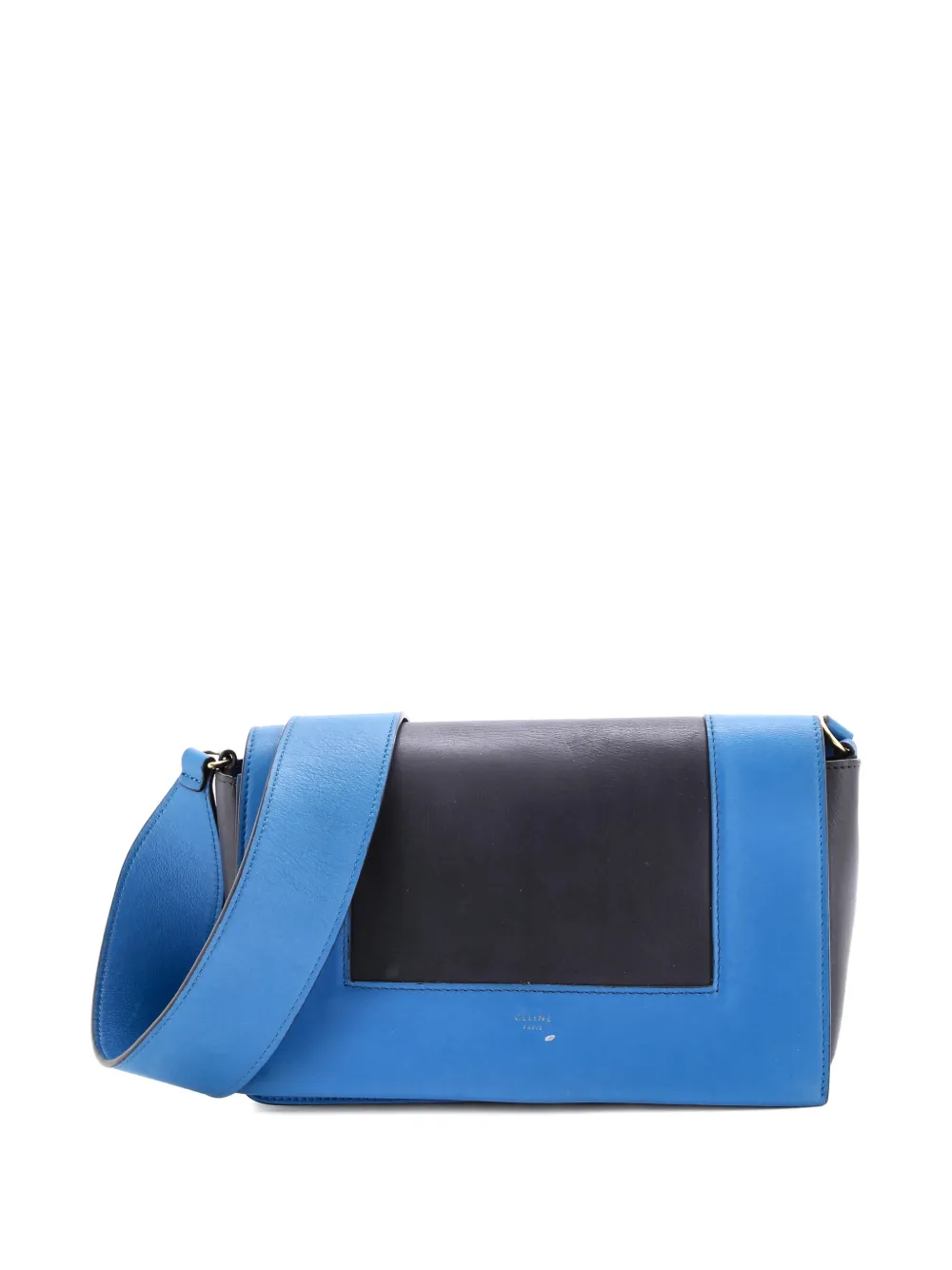 Celine Pre-Owned Frame Leather Medium shoulder bag | azul | Image 1