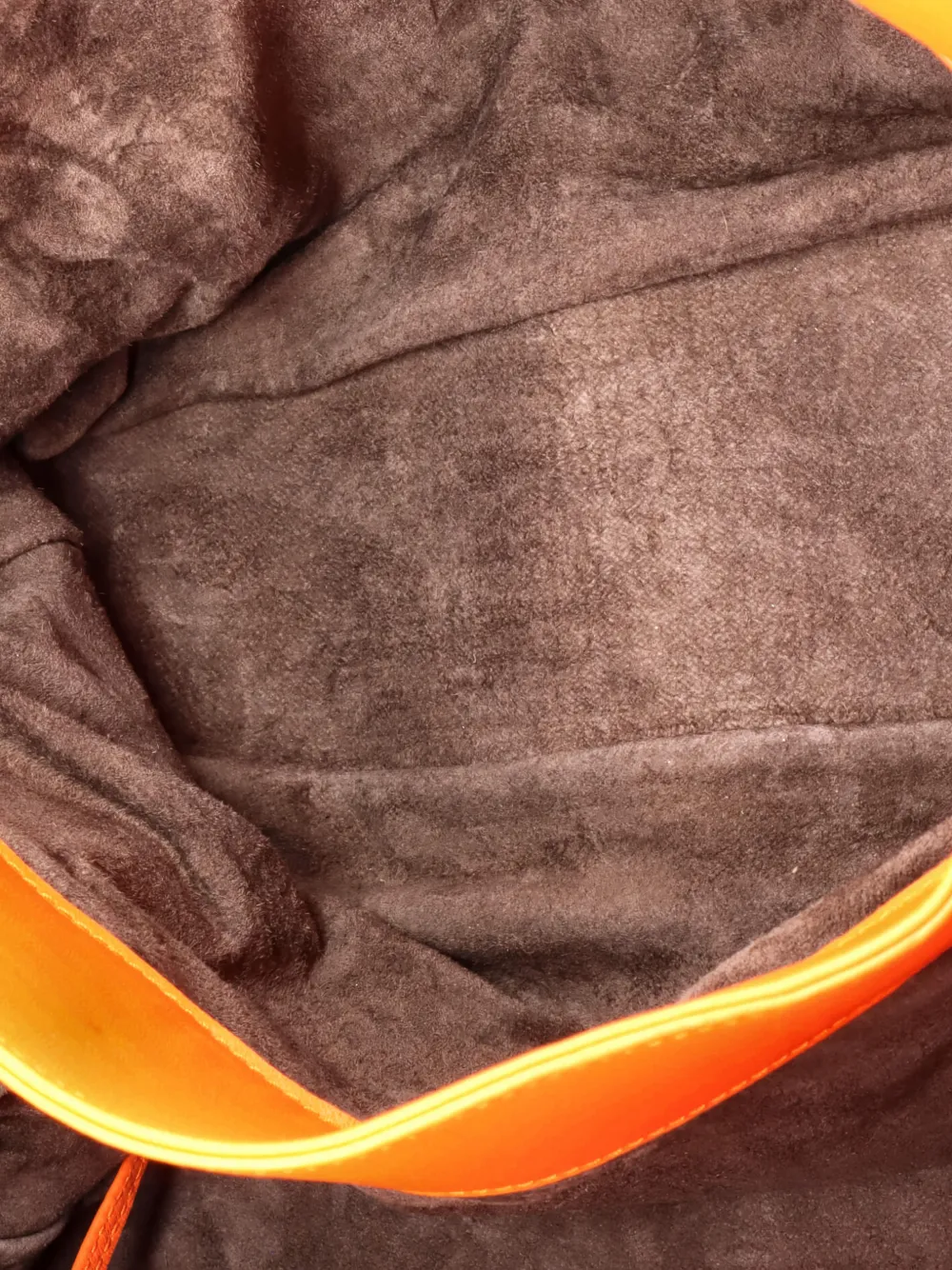 BOTTEGA VENETA Pre-owned Milano Intrecciato Nappa Large Tote Bag In Orange