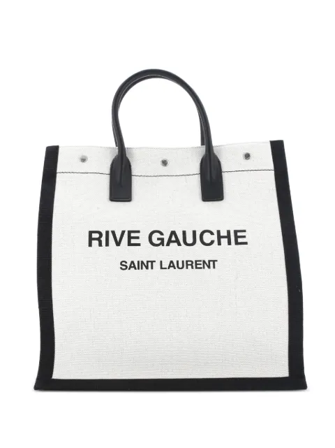 Saint Laurent Pre-Owned Rive Gauche Shopper Canvas Tall tote bag