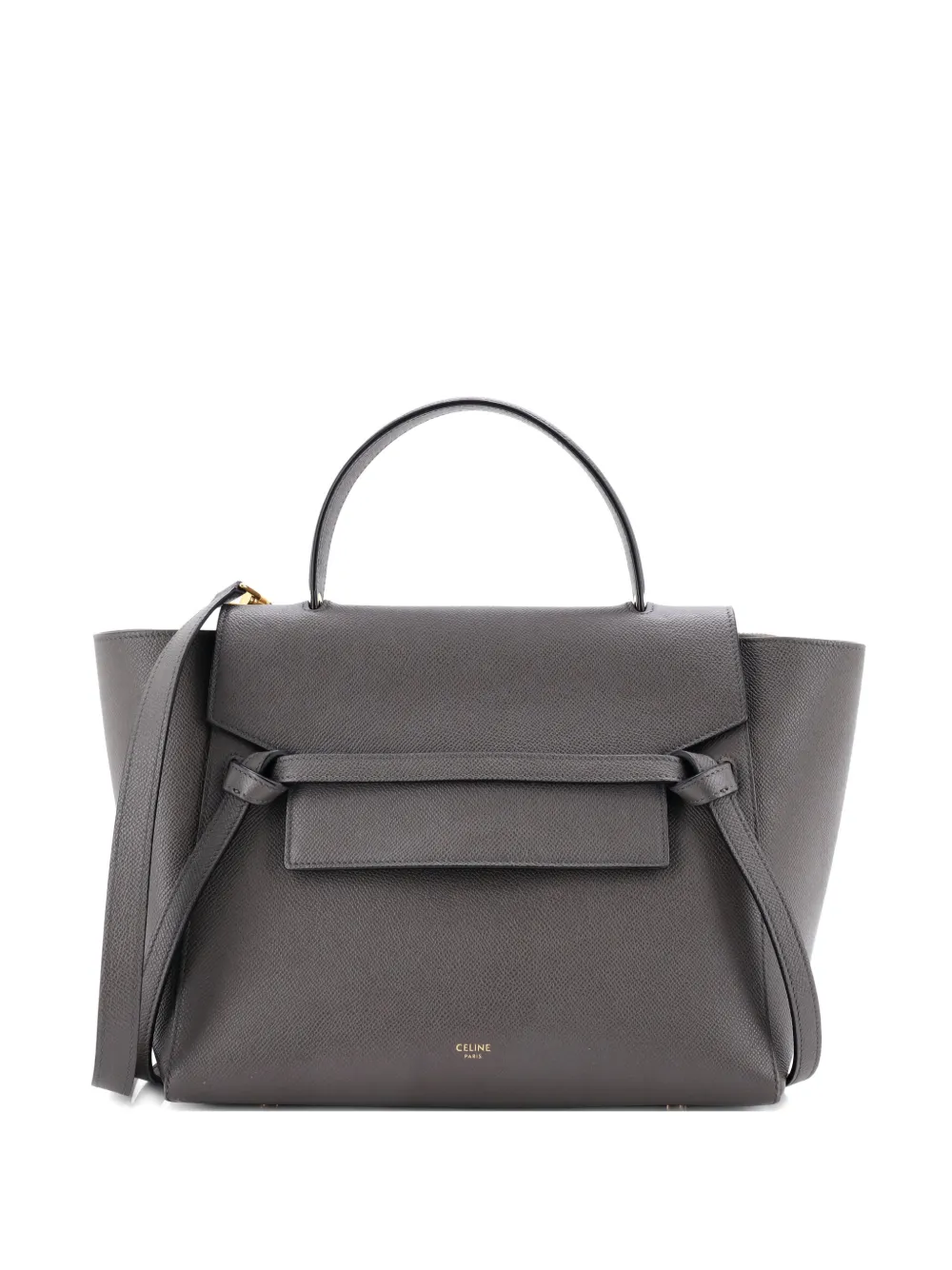 Celine Pre-Owned Belt Bag Textured Leather Mini shoulder bag - Grigio