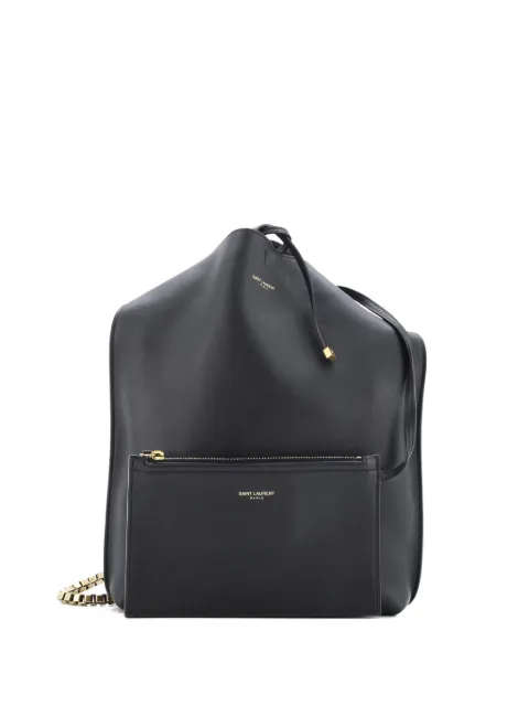 Saint Laurent Pre-Owned Suzanne Leather Small hobo bag