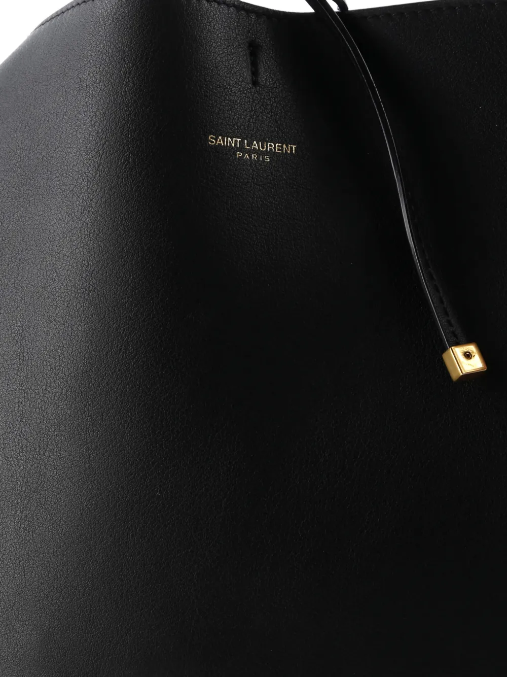 SAINT LAURENT Pre-owned Suzanne Leather Small Hobo Bag In Black