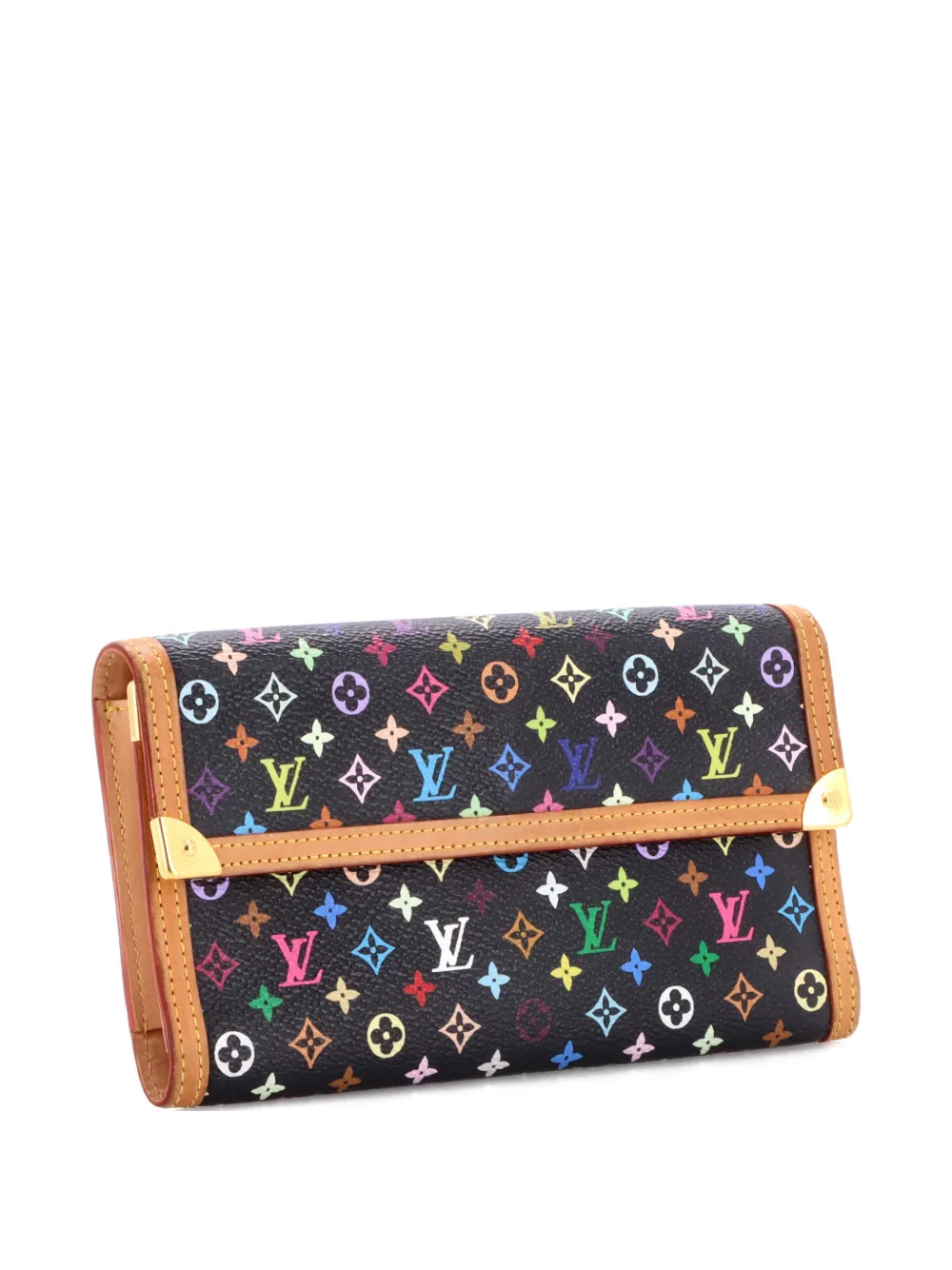 Louis Vuitton Pre-Owned Porte Tresor International Wallet Monogram Multicolor small wallets | negro | Image 1