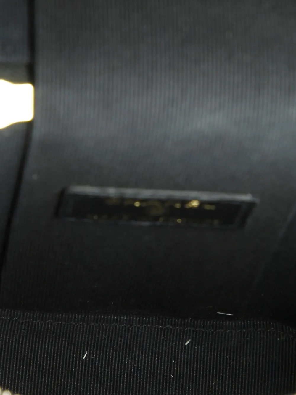 Pre-owned Chanel Classic Vanity Top Handle Phone Holder With Chain Quilted Lambskin Crossbody Bag In Black