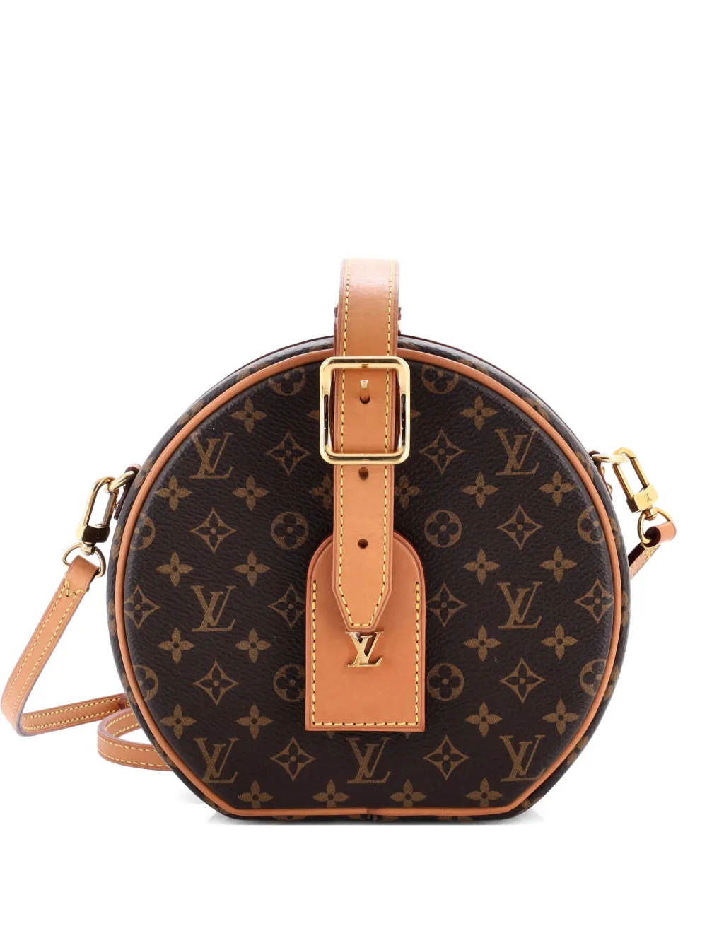 Louis Vuitton Pre-Owned Petite Boite Chapeau Bag Monogram Canvas crossbody bag - Marrone