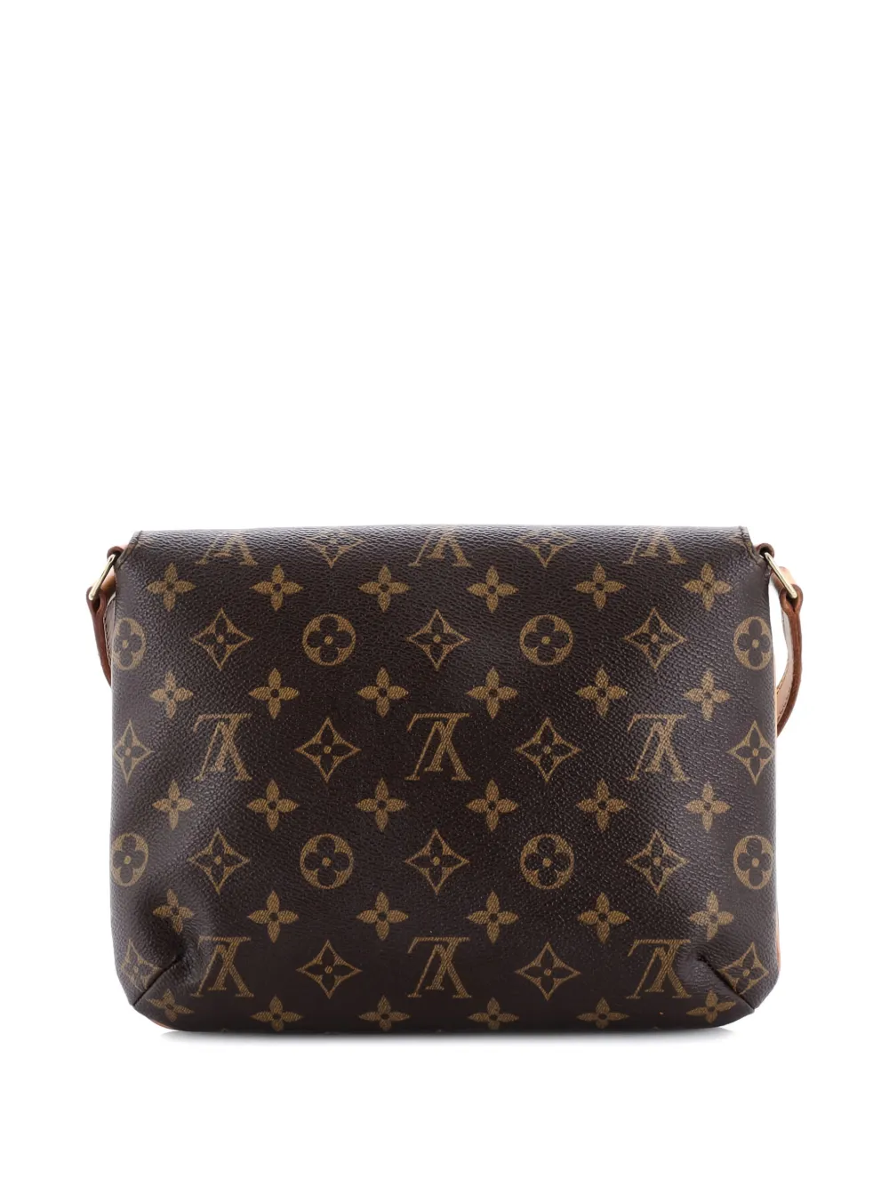 Pre-owned Louis Vuitton Musette Tango Handbag Monogram Canvas Shoulder Bag In Brown