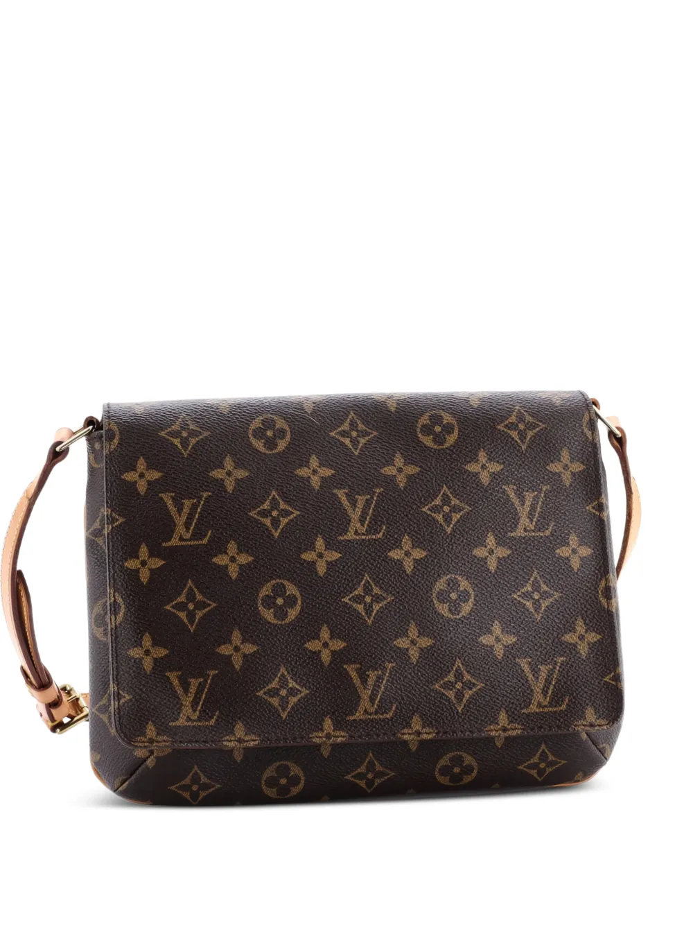 Louis Vuitton Pre-Owned Musette Tango Handbag Monogram Canvas shoulder bag - Marrone
