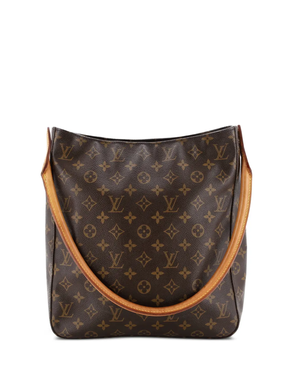 Louis Vuitton Pre-Owned Looping Handbag Monogram Canvas GM shoulder bag - Marrone