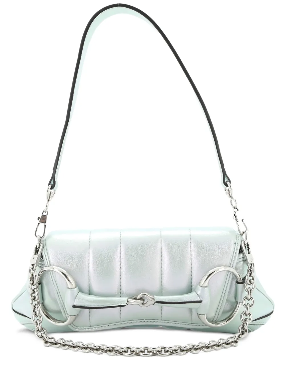 Gucci Pre-Owned Horsebit Chain Vertical Quilted Leather Small shoulder bag - Multicolore