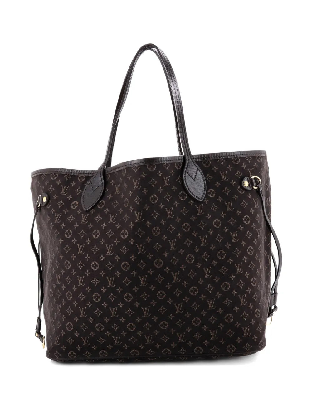 Pre-owned Louis Vuitton Neverfull Monogram Idylle Mm Tote Bag In Brown