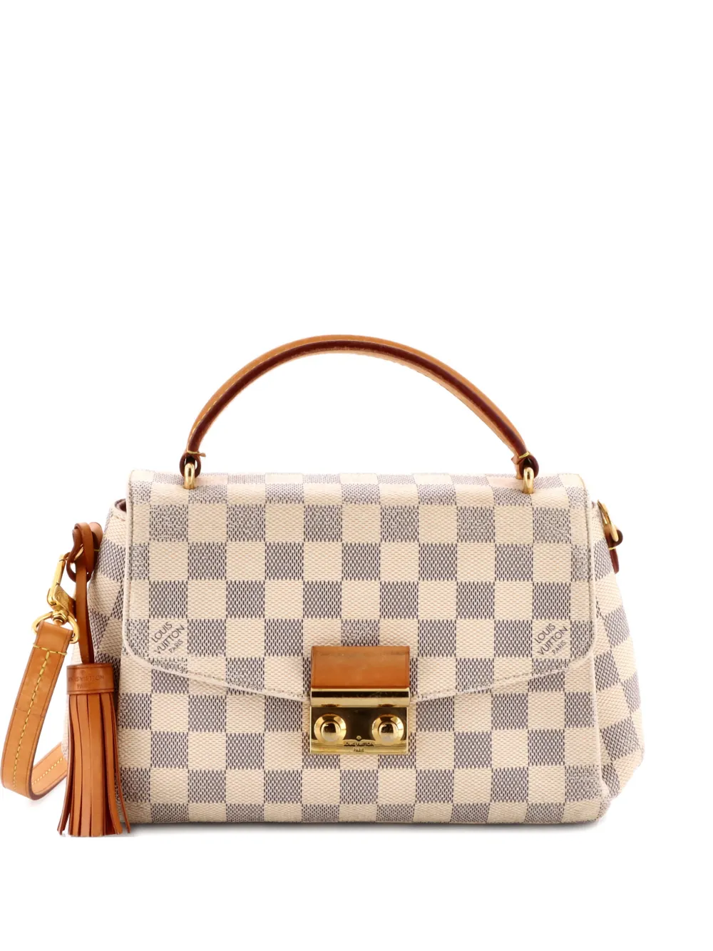 Louis Vuitton Pre-Owned Croisette Handbag Damier crossbody bag - Bianco
