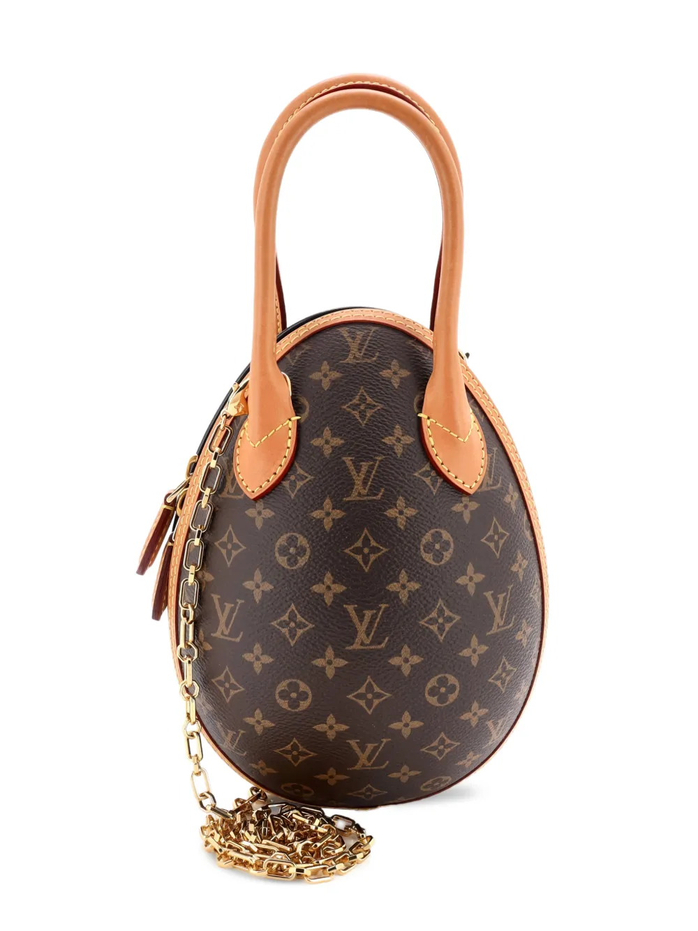 Louis Vuitton Pre-Owned Egg Bag Monogram Canvas and Leather crossbody bag - Nero