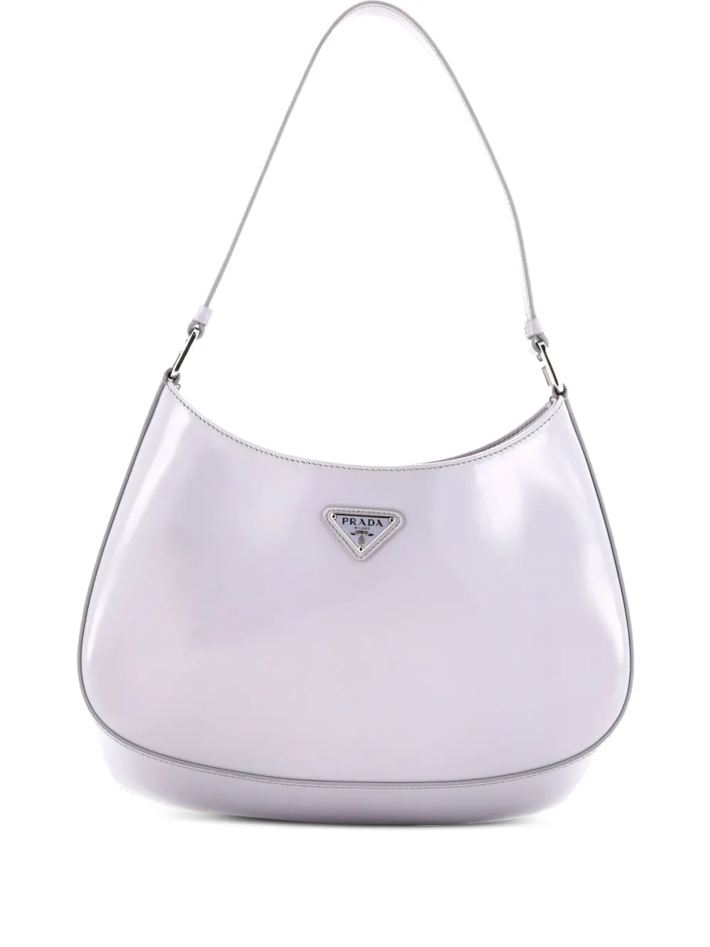 Prada Pre-Owned Cleo Shoulder Bag Spazzolato Leather Medium hobo bag - Viola