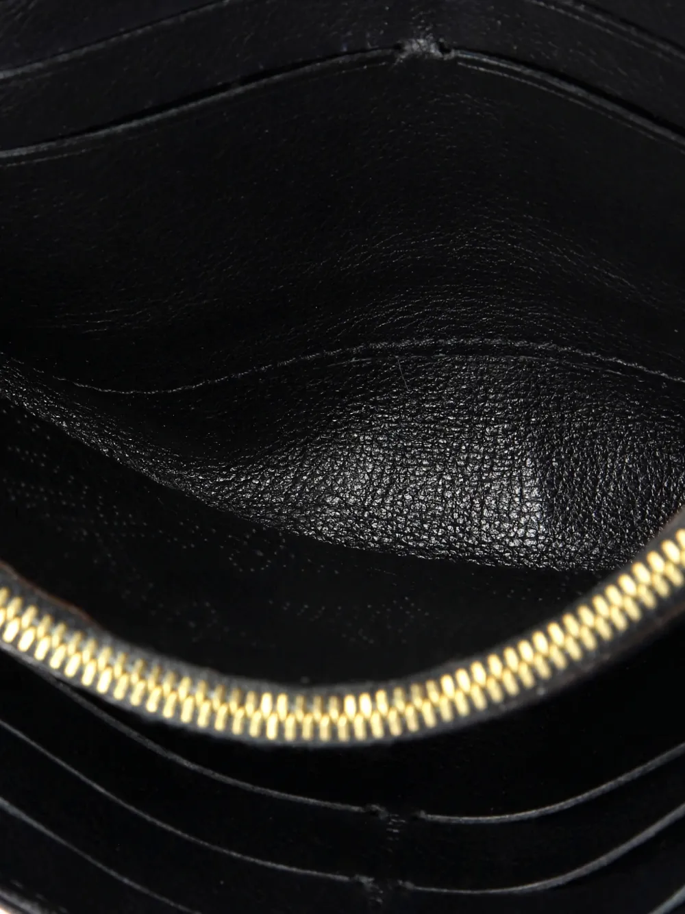 Pre-owned Louis Vuitton Iris Wallet Mahina Leather Small Wallets In Black