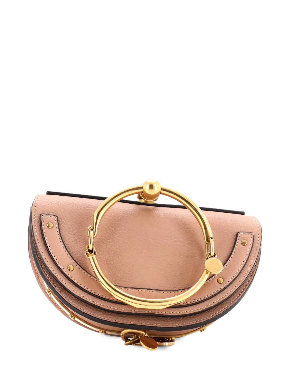 Chloé Pre-Owned Nile Leather Mini crossbody bag - Toni neutri