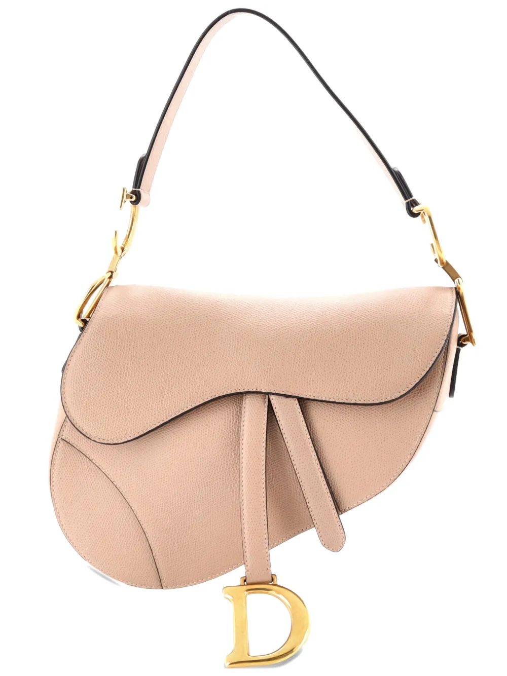 Christian Dior Pre-Owned Saddle Handbag Leather Medium shoulder bag - Toni neutri