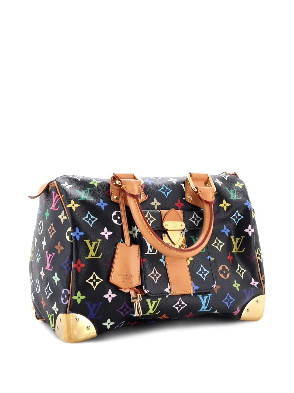 Louis Vuitton Pre-Owned Speedy Handbag Monogram Multicolor 30 satchel - Nero