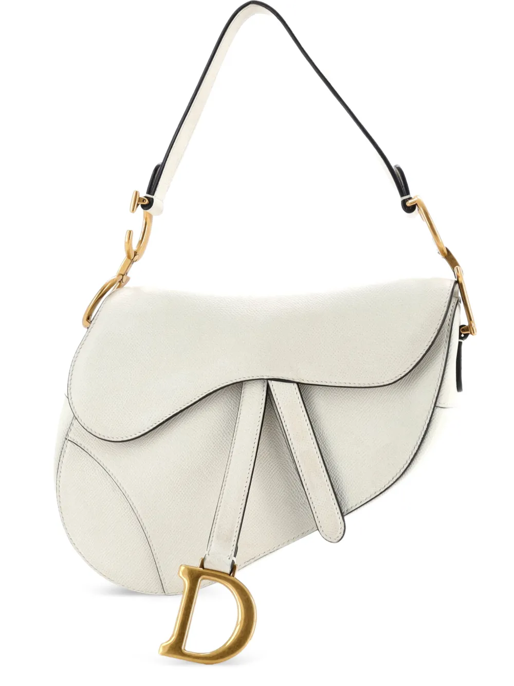 Christian Dior Pre-Owned Saddle Handbag Leather Medium shoulder bag - Toni neutri