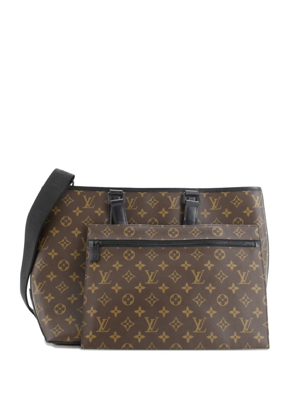 Louis Vuitton Pre-Owned Weekend Macassar Monogram Canvas PM tote bag - Nero