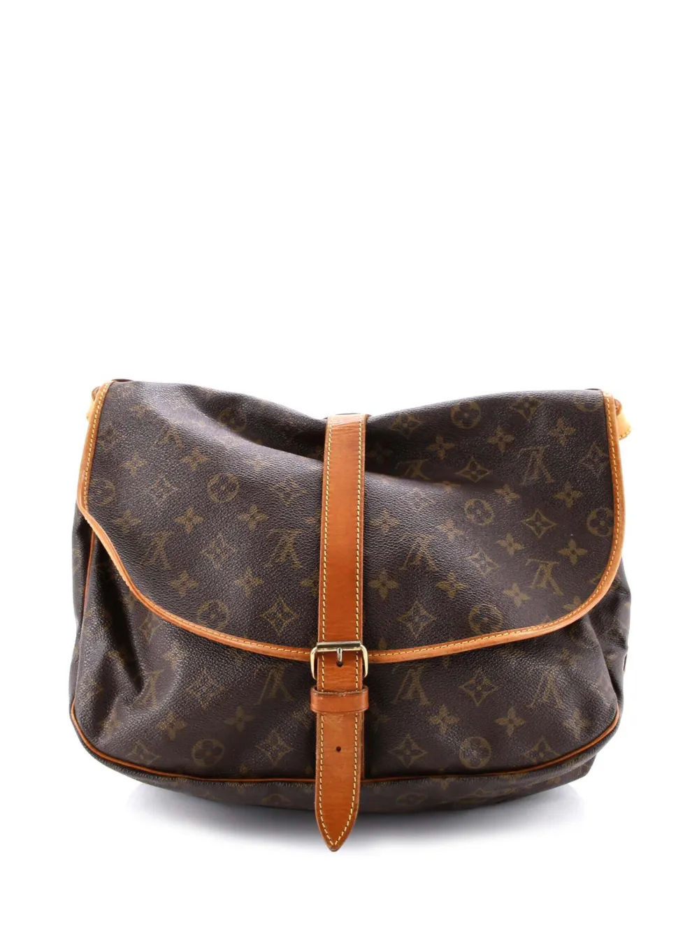 Saumur Handbag Monogram Canvas 35 crossbody bag