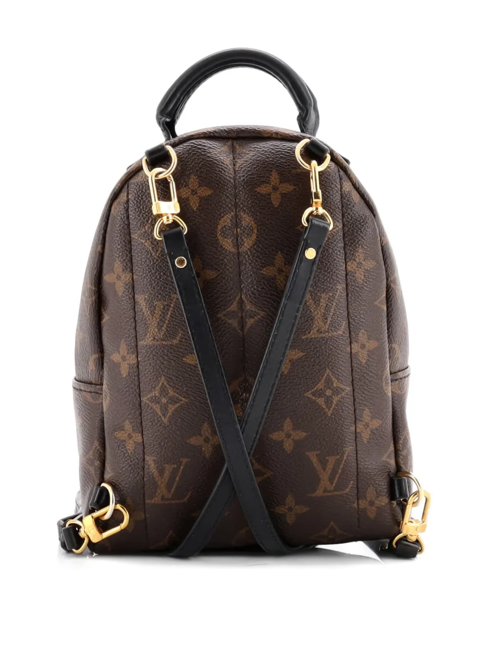 Pre-owned Louis Vuitton Palm Springs Monogram Canvas Mini Backpack In Brown