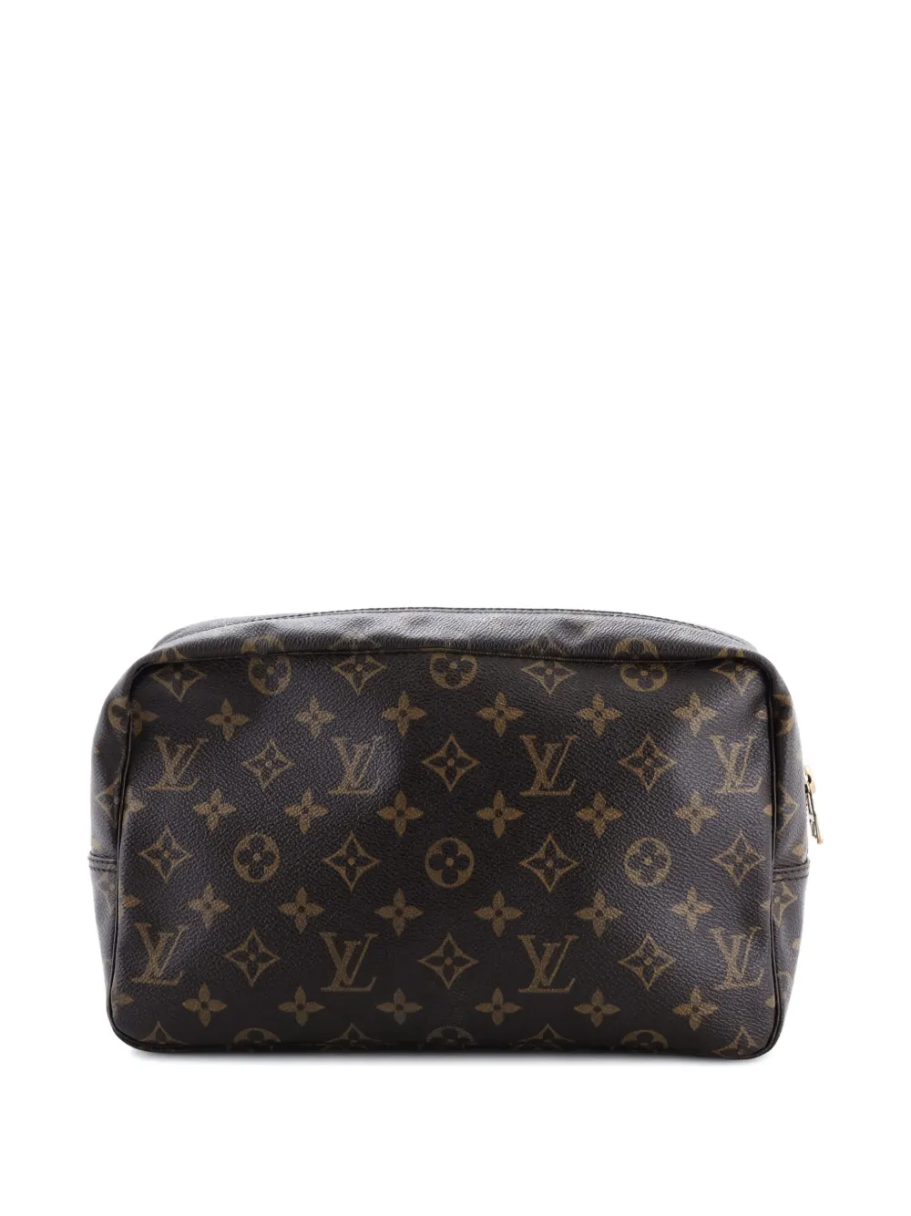 Pre-owned Louis Vuitton Trousse Toiletry Monogram Canvas 28 Pouch In Brown