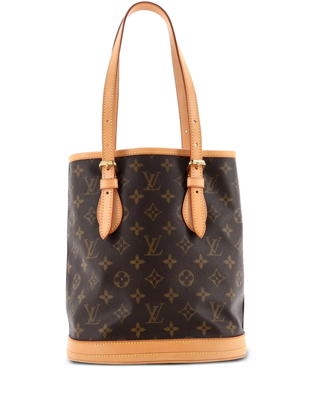 Louis Vuitton Pre-Owned Petit Monogram Canvas bucket bag - Marrone