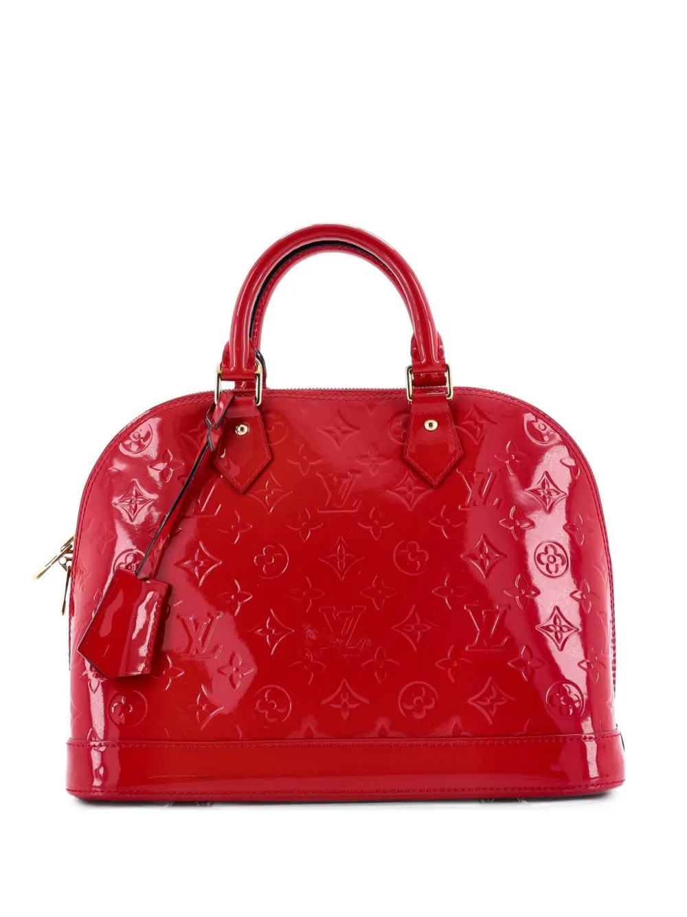 Louis Vuitton Pre-Owned Alma Handbag Monogram Vernis PM satchel - Rosa