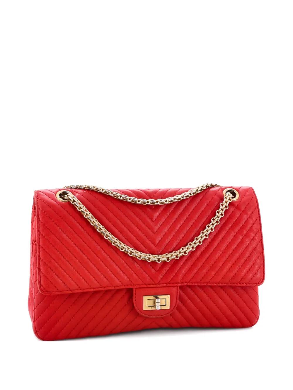 Reissue 2.55 Flap Bag Chevron Sheepskin 226 Shoulder Bag