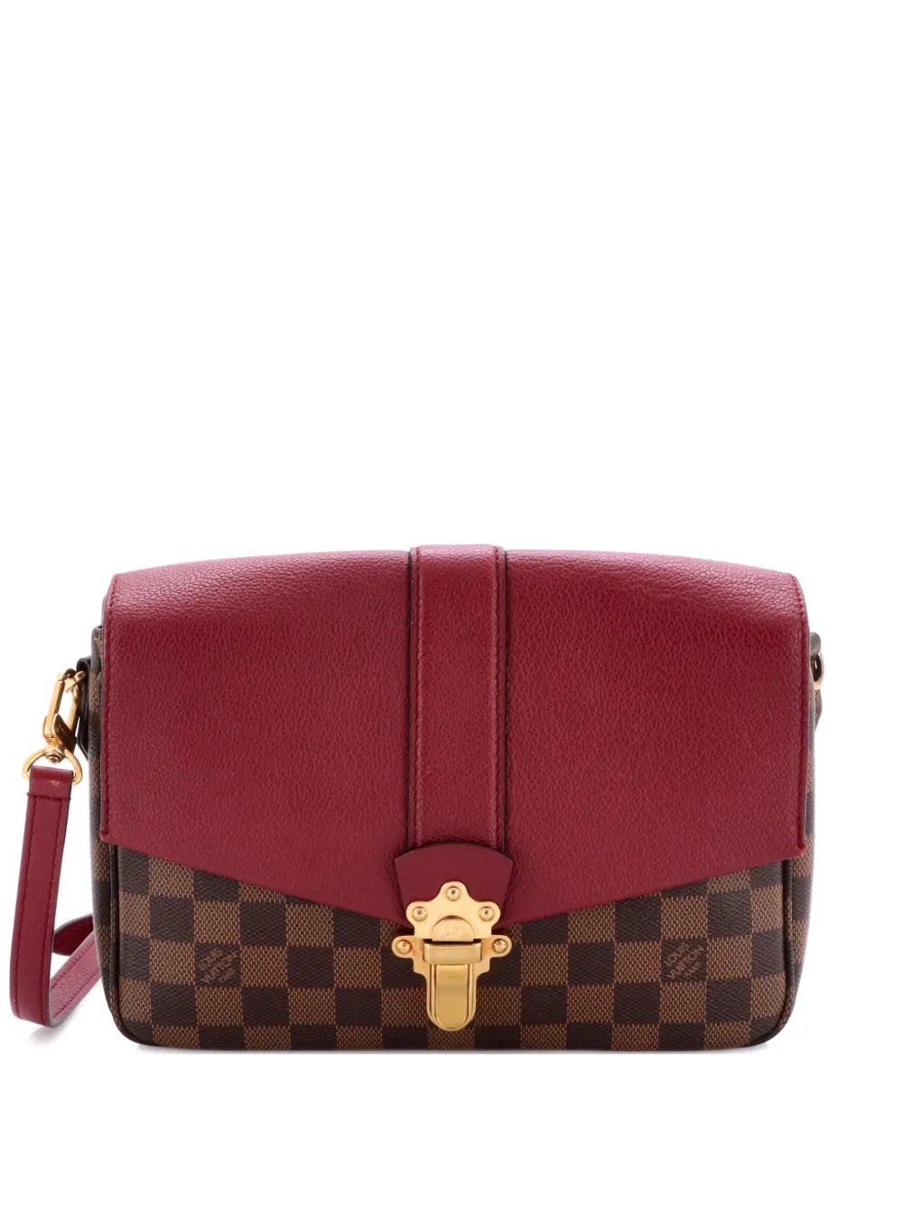 Louis Vuitton Pre-Owned Clapton Handbag Damier and Leather PM crossbody bag - Marrone