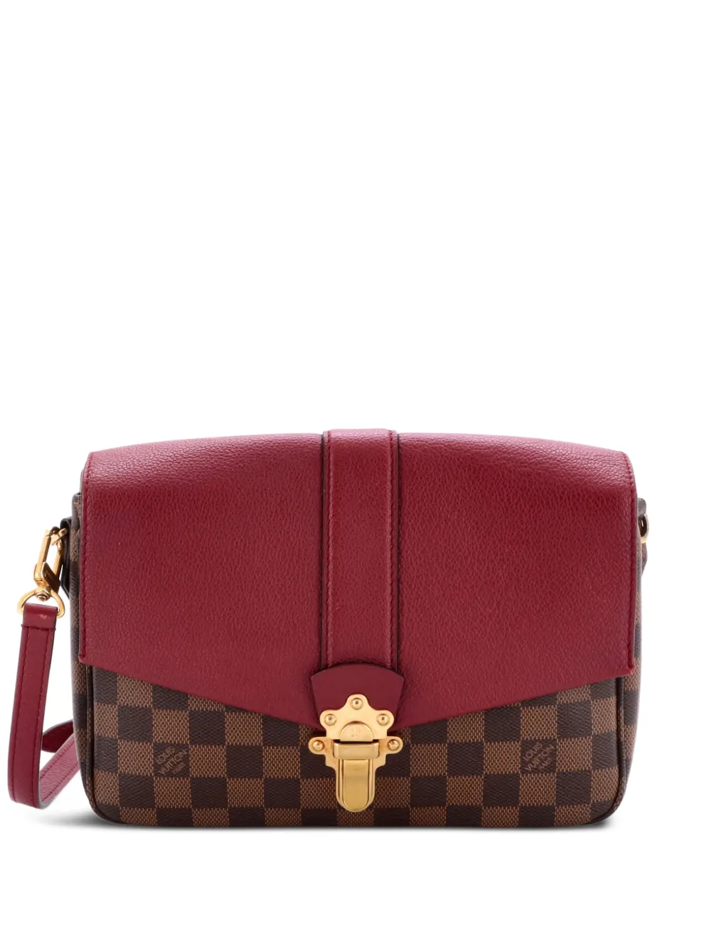 Louis Vuitton Pre-Owned Clapton Handbag Damier and Leather PM crossbody bag - Marrone