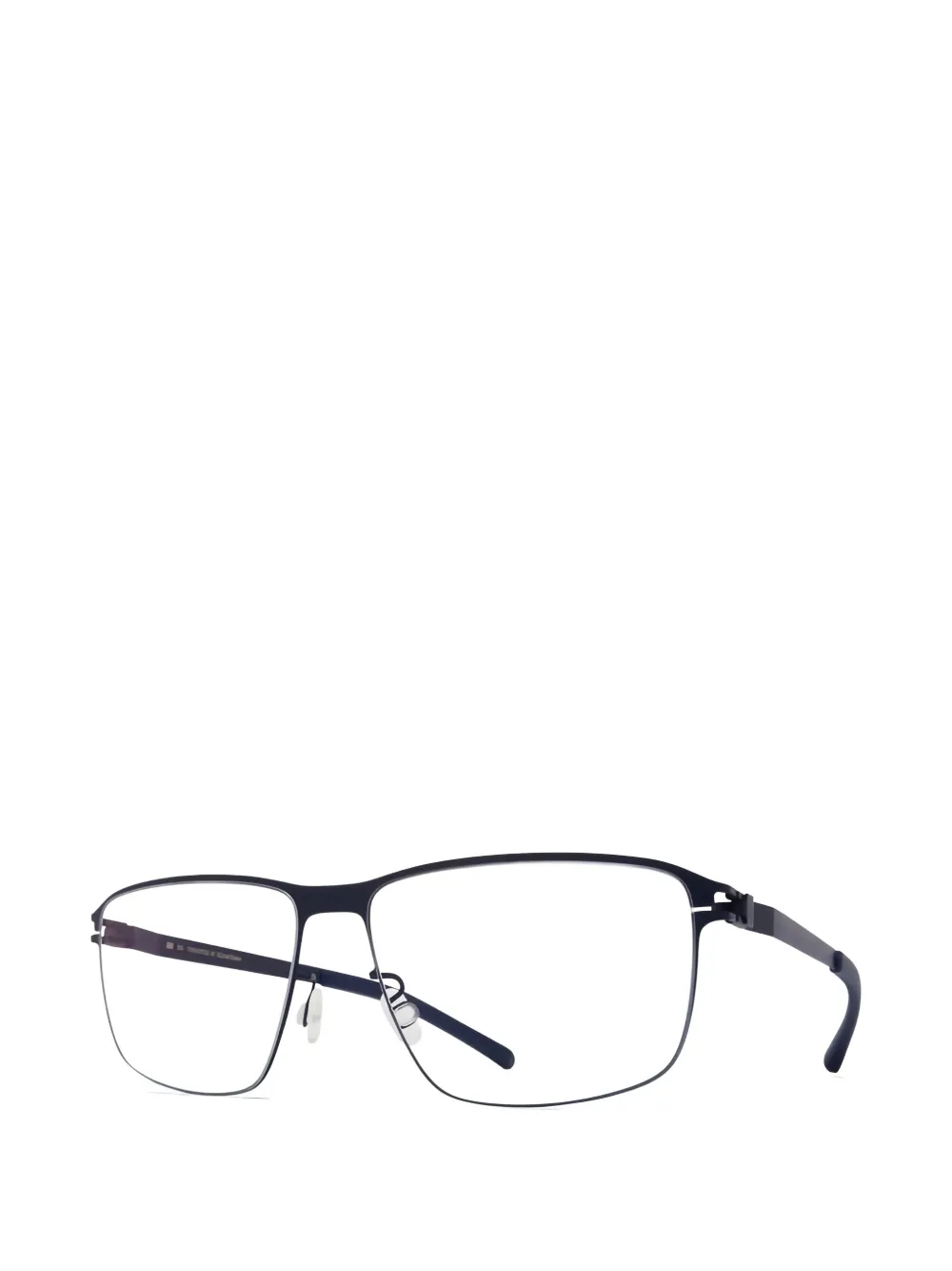  Mykita Chip Rectangle-frame Glasses - Black 