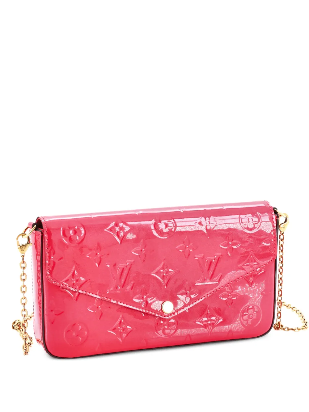 Louis Vuitton Pre-Owned Felicie Pochette Monogram Vernis crossbody bag - Rosa