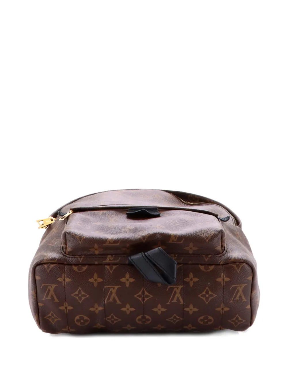 Pre-owned Louis Vuitton Palm Springs Monogram Canvas Mm Backpack In Black