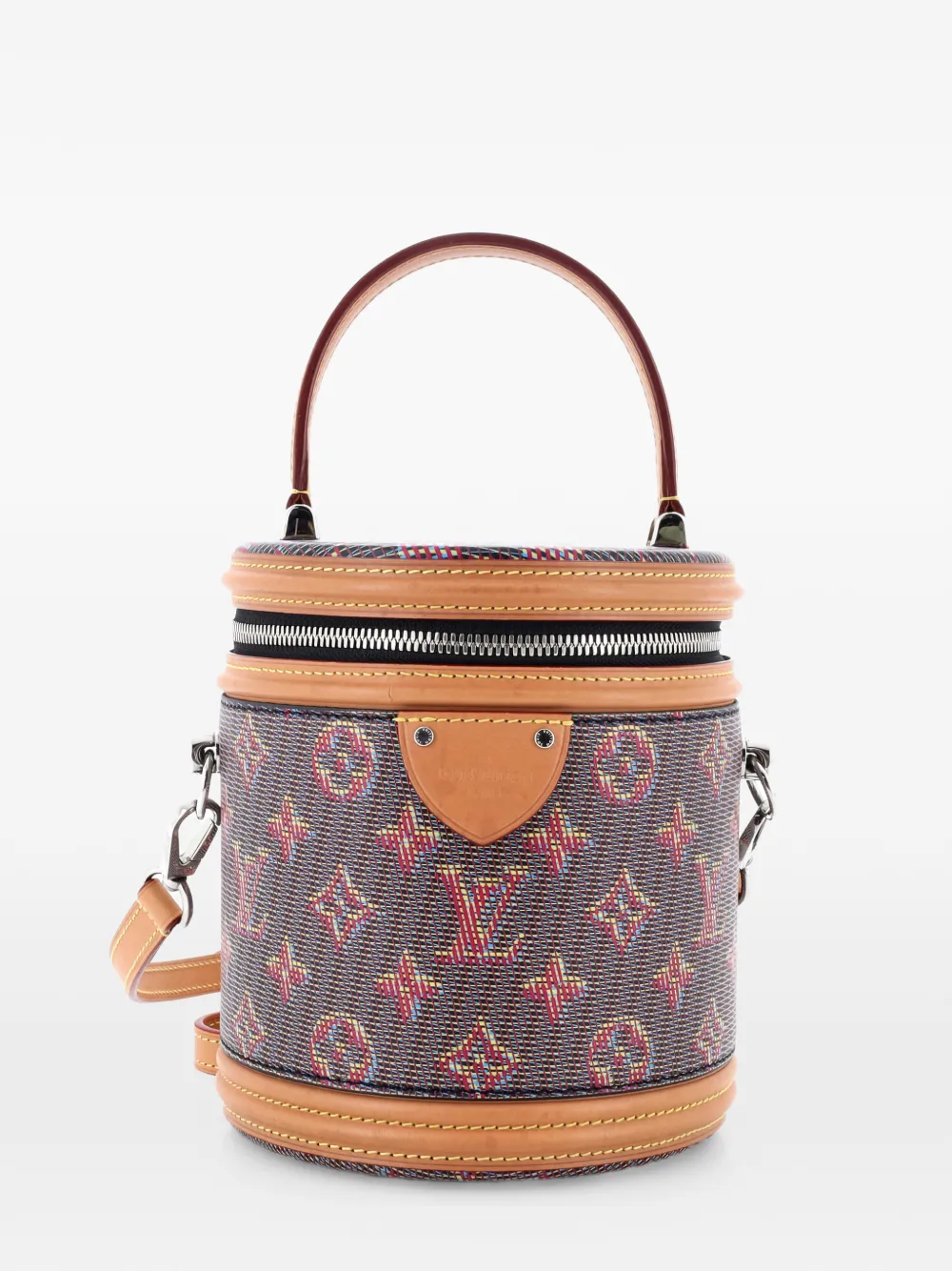 Pre-owned Louis Vuitton Cannes Handbag Damier Monogram Lv Pop Canvas Satchel In Multi