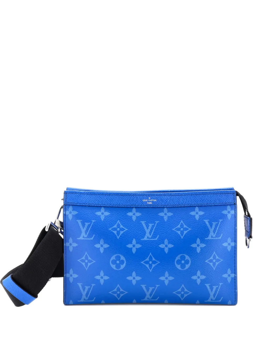 Louis Vuitton Pre-Owned Gaston Wearable Wallet Monogram Taigarama crossbody bag - Blu